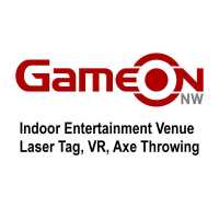 Game On NW, Axe Throwing, Laser Tag, Escape Room Fun Center Logo