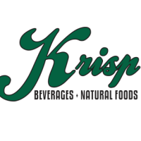 Krisp Beverages + Natural Foods Logo