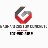 Gaonaâ€™s Custom Concrete Logo