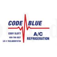 Code Blue A/C and Refrigeration Logo