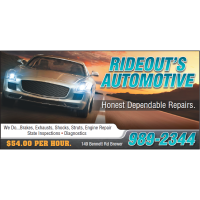 Rideout's Automotive Logo