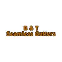 B & T Seamless Gutters Logo