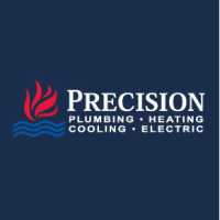 Precision Plumbing Heating Cooling & Electric Logo
