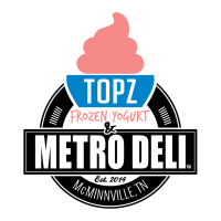 Topz Frozen Yogurt & Metro Deli Logo