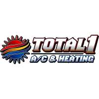 TOTAL 1 AC & HEATING Logo
