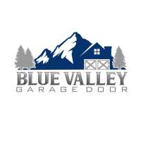 Blue Valley Garage Door Logo