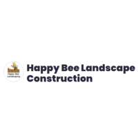 Happy Bee Landscape Construction Logo
