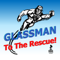 Glassman To The Rescue! Logo