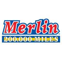 Merlin 200,000 Miles Shop Logo