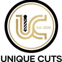 UNIQUE CUTS barbershop barberia dominicana Logo