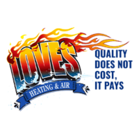 Loves Heating & Air Logo