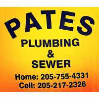 Pate's Plumbing Sewer and Drain Cleaning Logo
