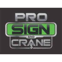 Pro Sign and Crane Logo
