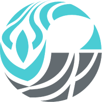 blue pokē Logo