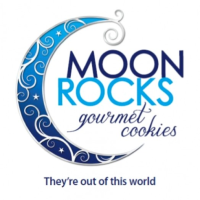 Moon Rocks Gourmet Cookies Logo