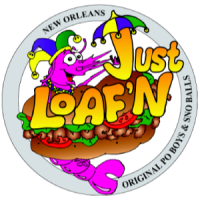 Just Loaf'N Poboys & Snoballs Logo