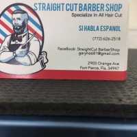 StraightCut Barbershop Logo