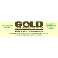 Gold Landscaping Service Logo