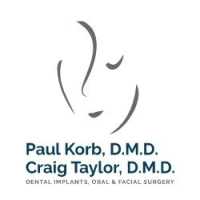 Paul Korb, DMD and Craig Taylor, DMD. Oral & Maxillofacial Surgery Logo