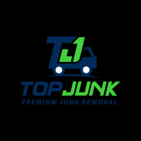 Top Junk Premium Junk Removal Logo