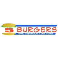 5 burgers Logo