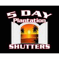 5 Day Plantation Shutters EC Logo