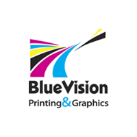 BlueVision Printing & Graphics Logo