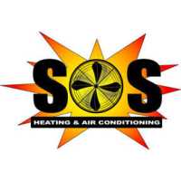 SOS Plumbing Heating & Cooling Logo