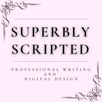 Superbly Scripted by Jessica Neutz Logo