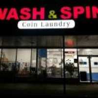 Wash & Spin Coin Laundry Logo