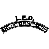 LED Plumbing Electric & HVAC Logo