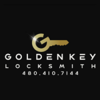 Golden Key Locksmith Logo