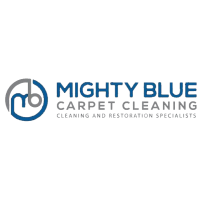 Mighty Blue Carpet Cleaning Logo