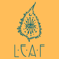 Leaf-Live Enlightened And Free Logo