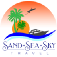 Sand Sea Sky Travel Logo