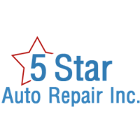 5 Star Auto Repair Logo
