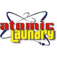 Atomic Laundry & Dry Cleaning Logo