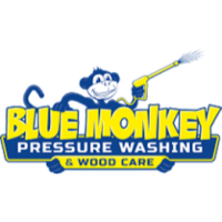 Blue Monkey Pressure Washing & Wood Care Logo