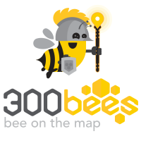 300bees Brand Marketing Agency Logo