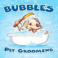 Bubbles Pet Grooming Logo