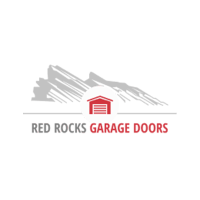 Red Rocks Garage Door Logo