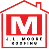 J. L. Moore Construction Roofing Logo