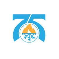 75 Degree Heating & Air Logo