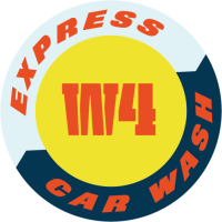 W4 Express Car Wash Logo
