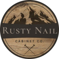 Rusty Nail Cabinet Company Logo