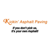 Kickin' Asphalt Sealcoating Logo