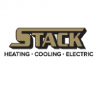 Stack Heating Cooling Plumbing & Electric Logo