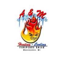 A&M Heating - Cooling & Fireplace Sales Logo