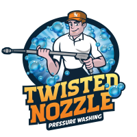 Twisted Nozzle Pressure Washing Logo