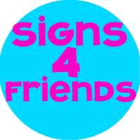 Signs 4 Friends - DFW - Happy Birthday Yard and Graduation Lawn Signs Logo